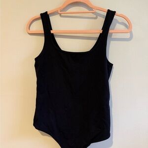 Abercrombie & Fitch Black Scoop Neck Tank